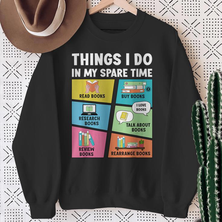 Book Lover Men Women Boys Girls Kids Reading Sweatshirt Gifts for Old Women