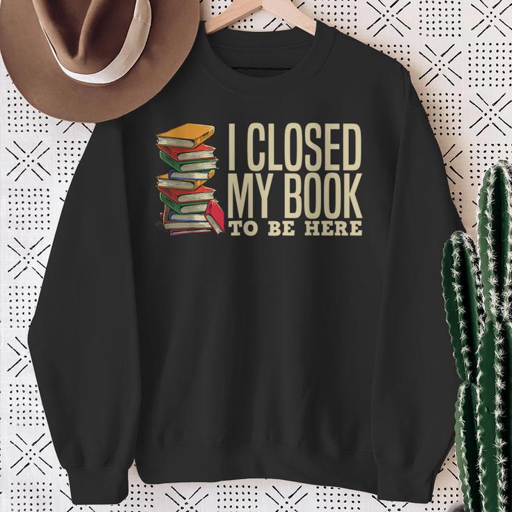 Book Lover For Men Women Reader Cool Librarian Sweatshirt Gifts for Old Women