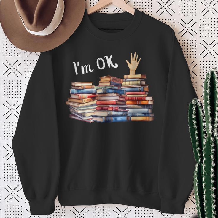 Book Lover For Women Readers Teacher Librarian Sweatshirt Gifts for Old Women