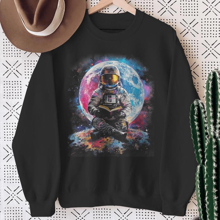 Book Lovers Cool Astronaut Reading Books In Space Kids Sweatshirt Gifts for Old Women Book Lovers Cool Astronaut Reading Books In Space Kids Sweatshirt Gifts for Old Women