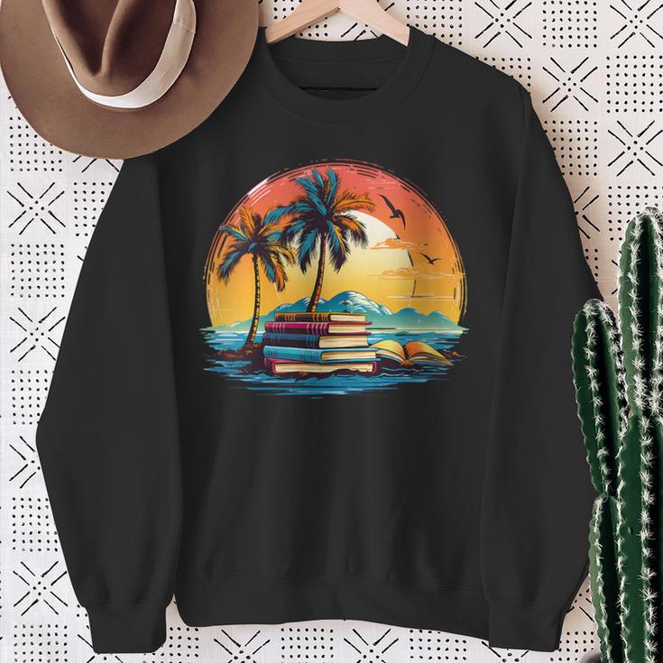 Book Paradise Tropical Island Beach Ocean Summer Reading Sweatshirt Gifts for Old Women Book Paradise Tropical Island Beach Ocean Summer Reading Sweatshirt Gifts for Old Women