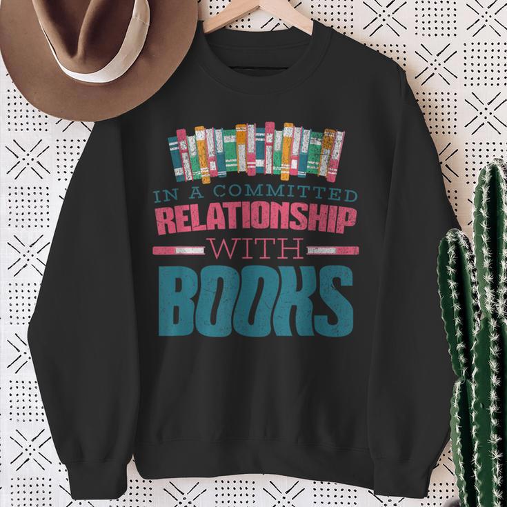 Book Reader Bookish Booktok Reading Cute Sarcastic Sweatshirt Gifts for Old Women