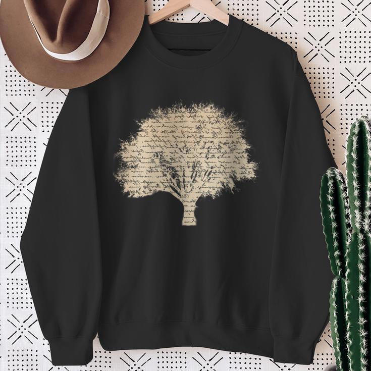 Book Tree Fantasy Sweatshirt Gifts for Old Women