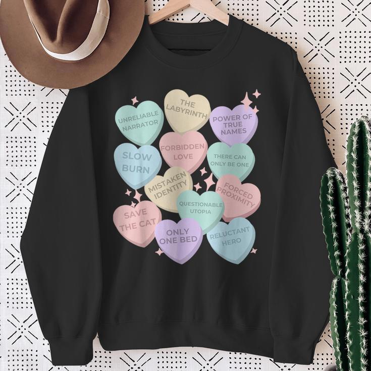 Book Tropes Sweatshirt Gifts for Old Women