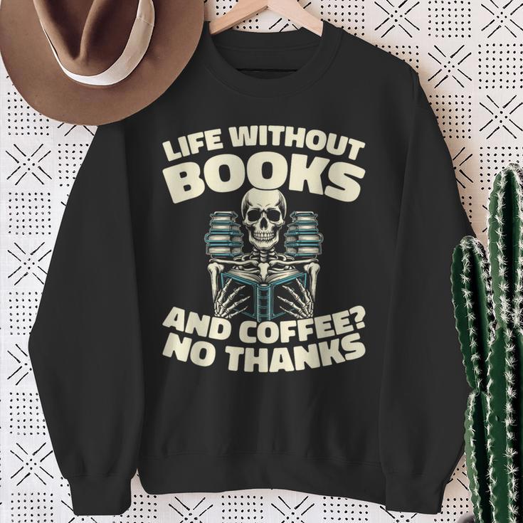 Books Bibliophile Librarian Library Literature Bookworm Sweatshirt Gifts for Old Women