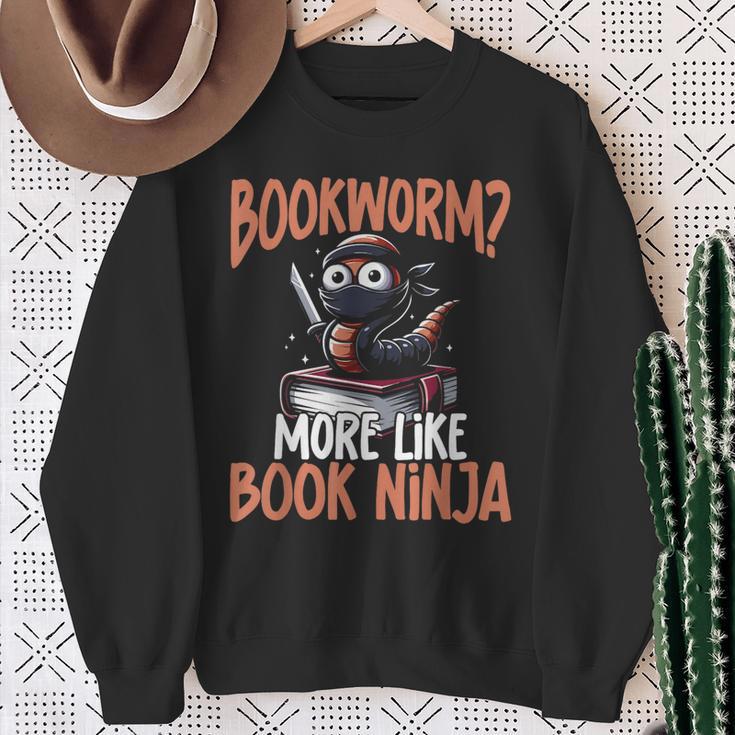 Bookworm For Book Lover Reading Librarian Sweatshirt Gifts for Old Women