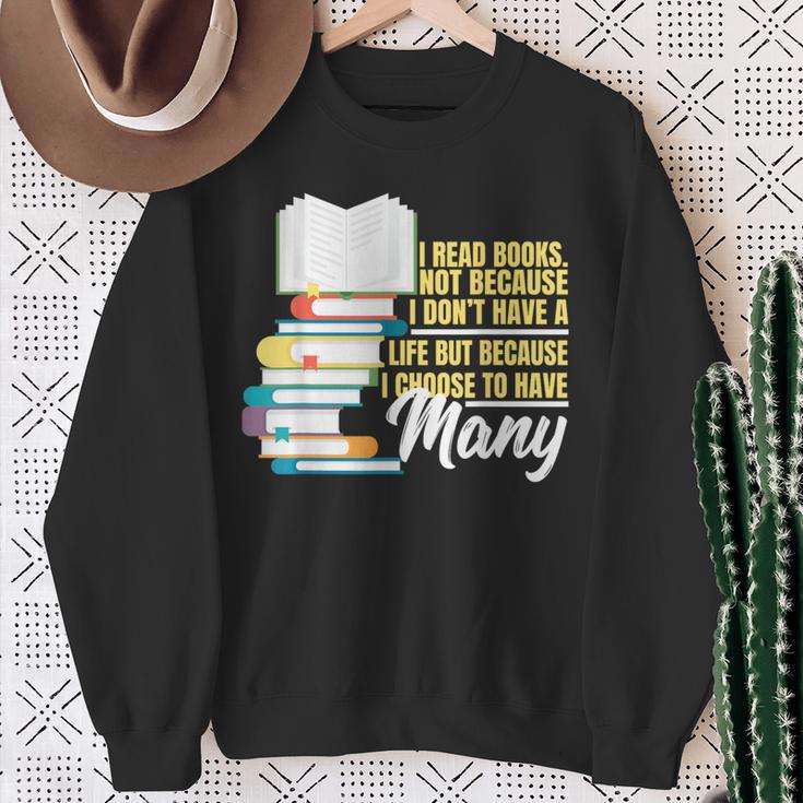 Bookworm Shirt I Read Books Reader Nerd Sweatshirt Gifts for Old Women Bookworm Shirt I Read Books Reader Nerd Sweatshirt Gifts for Old Women