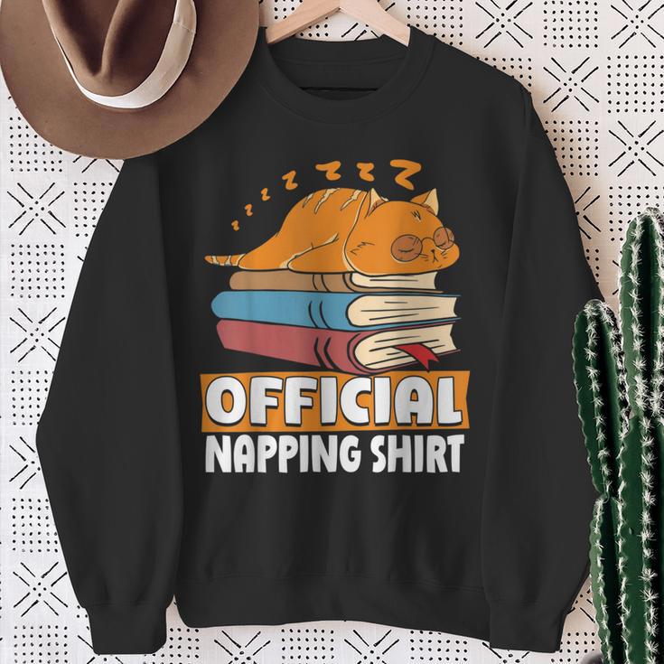 Cat Sleeping Napping Bookworm Reading Book Lover Book Nerd Men Women Kids Sweatshirt Gifts for Old Women Cat Sleeping Napping Bookworm Reading Book Lover Book Nerd Men Women Kids Sweatshirt Gifts for Old Women
