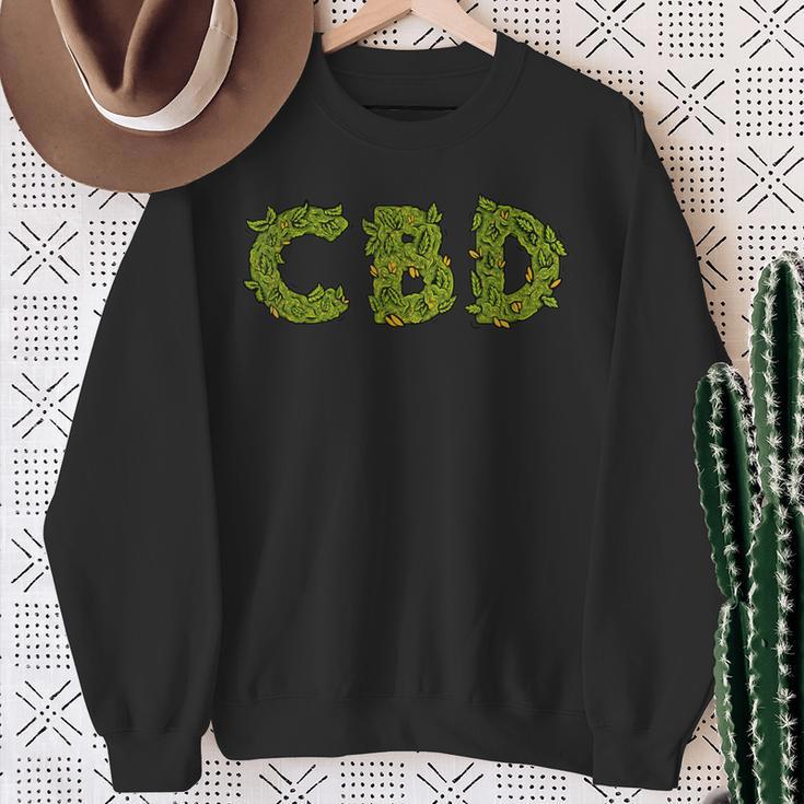 Cbd Bud マリファナ スウェットシャツ 年配の女性への贈り物
