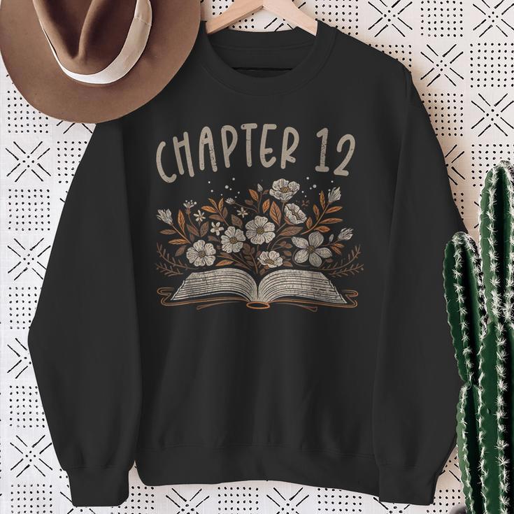 Chapter 12th Birthday Bookworm 12 Years Old For Book Lovers Sweatshirt Gifts for Old Women Chapter 12th Birthday Bookworm 12 Years Old For Book Lovers Sweatshirt Gifts for Old Women