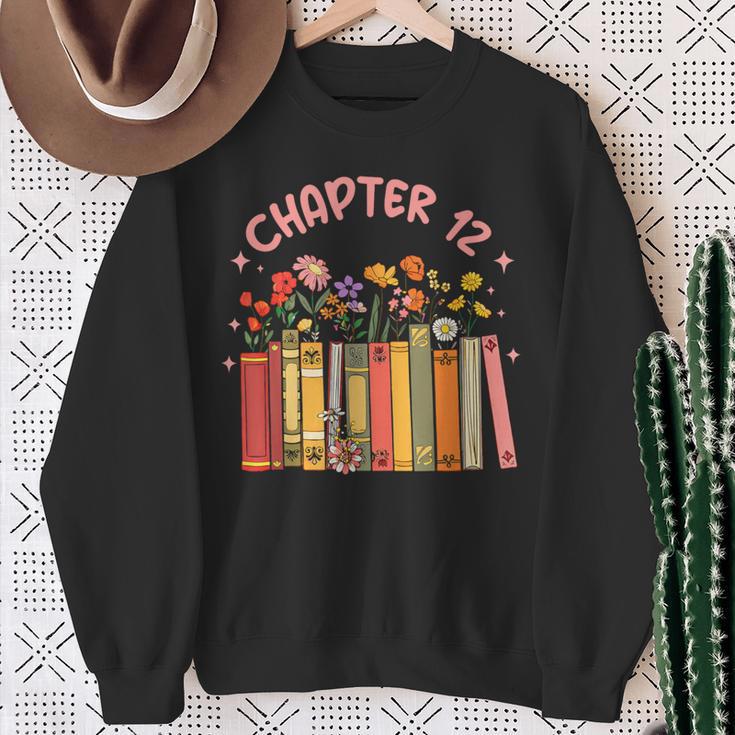 Chapter 12th Birthday Bookworm 12 Years Old For Book Loves Sweatshirt Gifts for Old Women