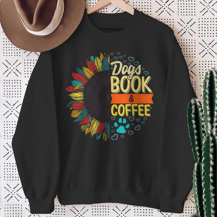Coffee Books Dogs Lover Weekend Book Dog Mom Coffee Addict Men Women Kids Sweatshirt Gifts for Old Women Coffee Books Dogs Lover Weekend Book Dog Mom Coffee Addict Men Women Kids Sweatshirt Gifts for Old Women