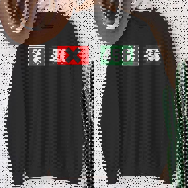 Cool 456 Code Number Illustration Novelty Graphic s スウェットシャツ 年配の女性への贈り物