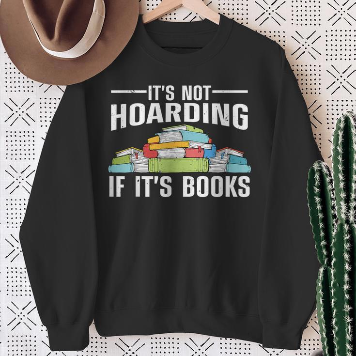 Cool Books Art Men Women Read Books Bookworm Library Reading Sweatshirt Gifts for Old Women