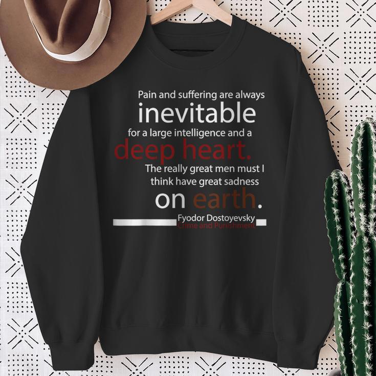 Crime And Punishment Fyodor Dostoyevsky Book QuoteShirt Sweatshirt Gifts for Old Women Crime And Punishment Fyodor Dostoyevsky Book QuoteShirt Sweatshirt Gifts for Old Women