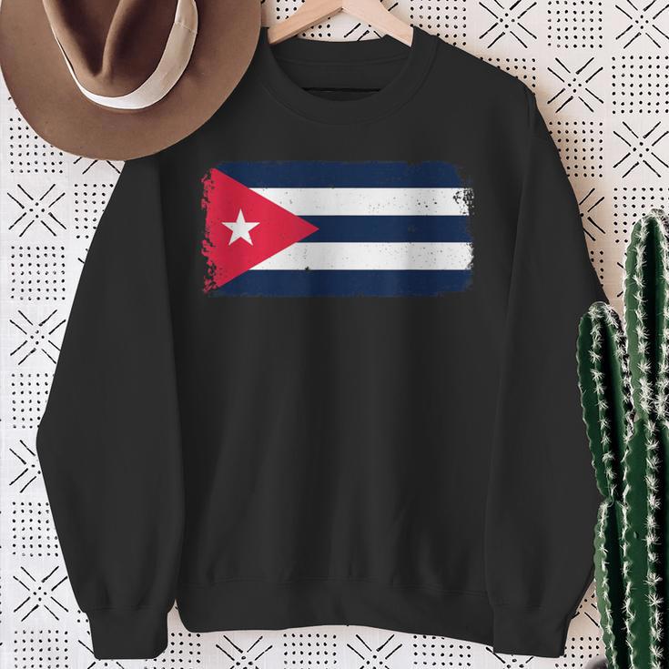 Cuban Flag Cuba Miamipanish Cuban スウェットシャツ 年配の女性への贈り物