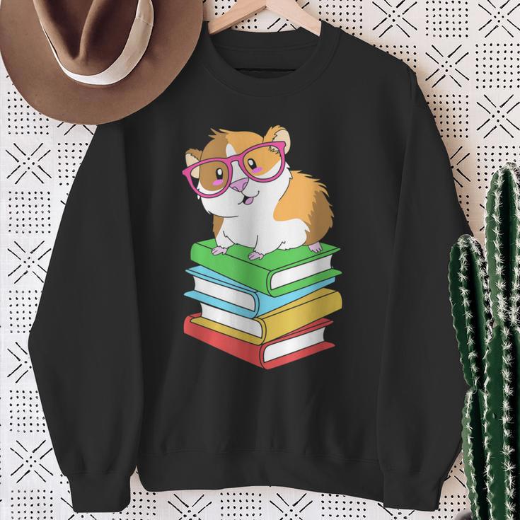 Cute Rodent Pet Bookworms Books And Guinea Pig Sweatshirt Gifts for Old Women Cute Rodent Pet Bookworms Books And Guinea Pig Sweatshirt Gifts for Old Women