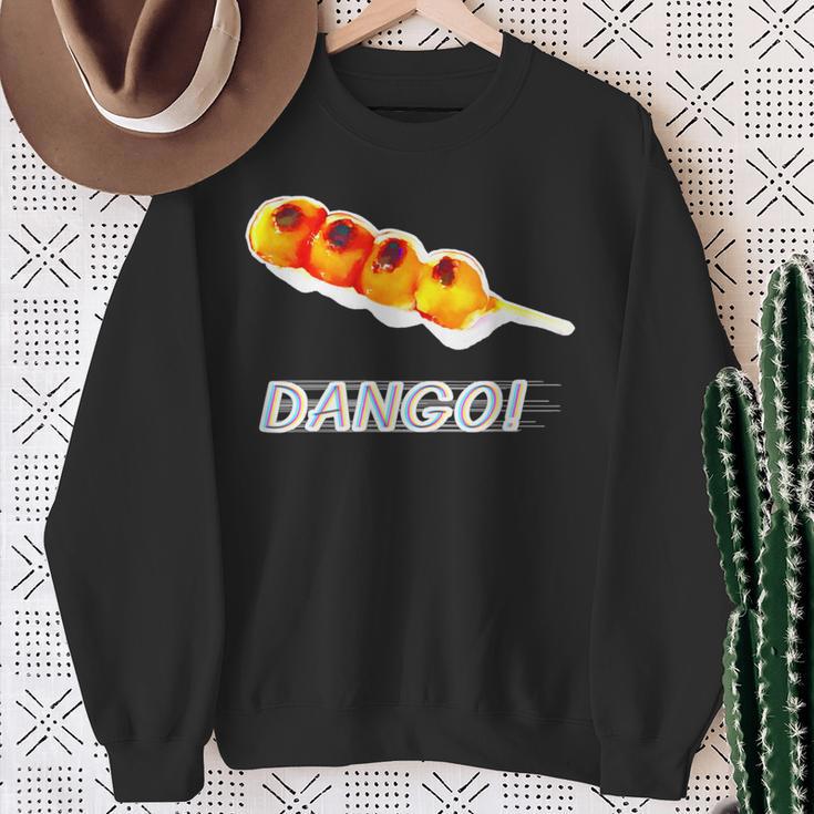 Dango！- おだんご『スイーツ ポップ』団子 和菓子 面白 イラスト スウェットシャツ 年配の女性への贈り物