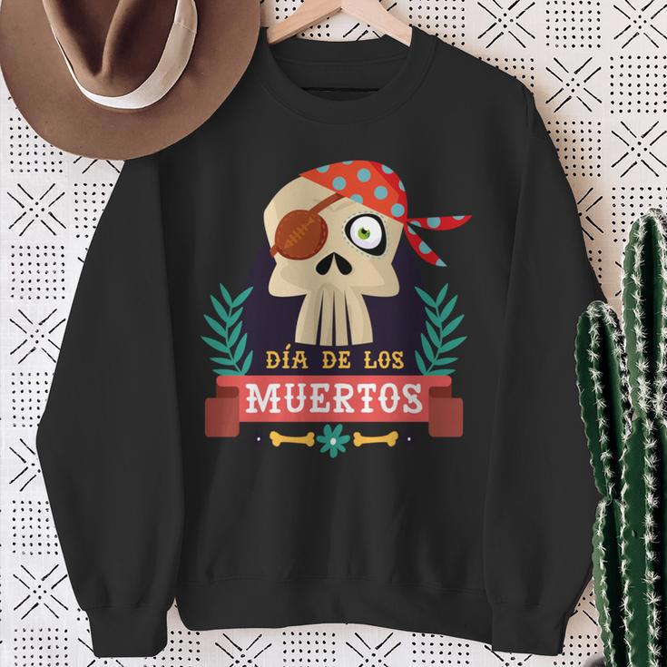Dia De Los Muertos Piratekull Day Of Dead ギフト 長袖tシャツ スウェットシャツ 年配の女性への贈り物