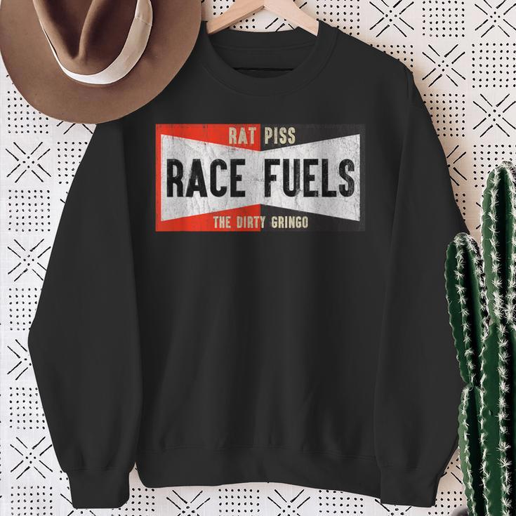 Dirty Gringo Rat Piss Race Fuel ホットロッド レトロ ロカビリー ヒップ スウェットシャツ 年配の女性への贈り物