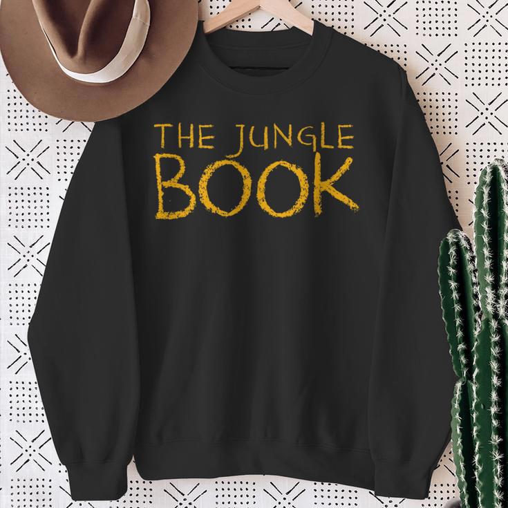 Disney The Jungle Book Text Logo Sweatshirt Gifts for Old Women