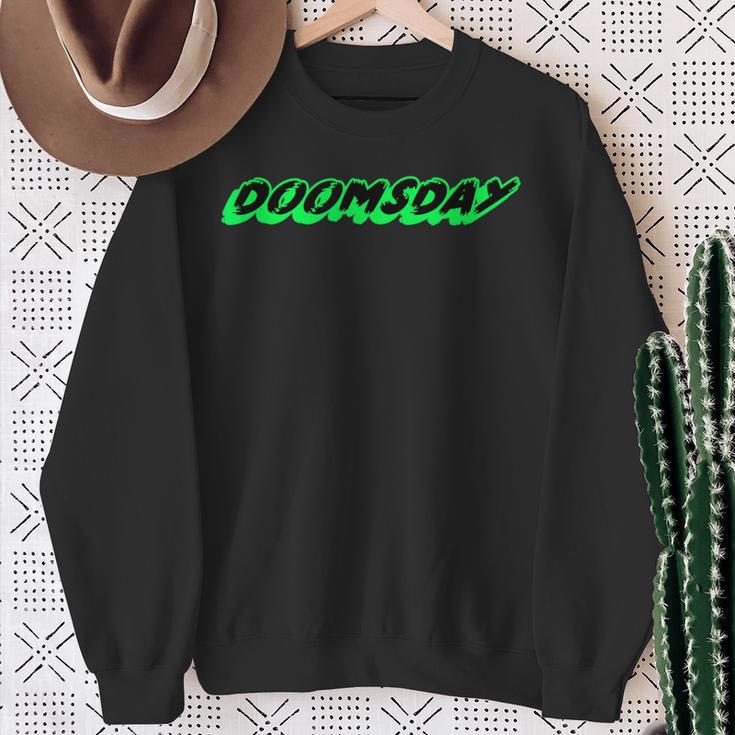 Doomsday Movie Ending Character Book Sweatshirt Gifts for Old Women