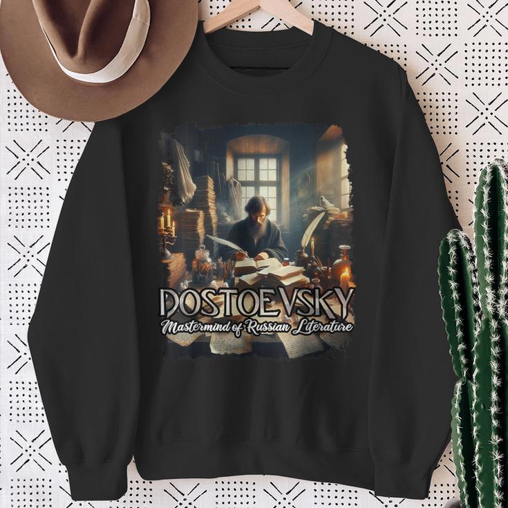Dostoevsky Books Sweatshirt Gifts for Old Women