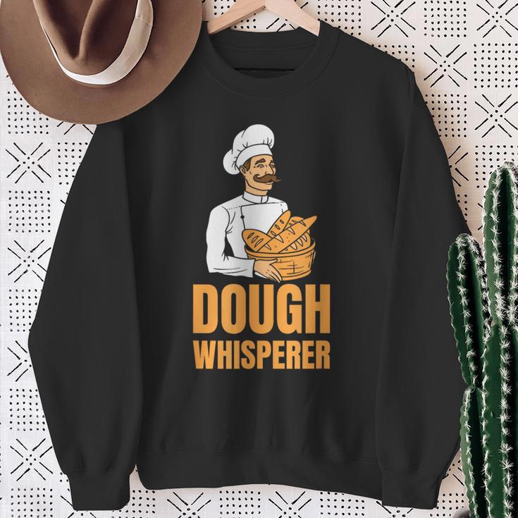 Dough Whisperer Baker Baking Hobby Baker スウェットシャツ 年配の女性への贈り物
