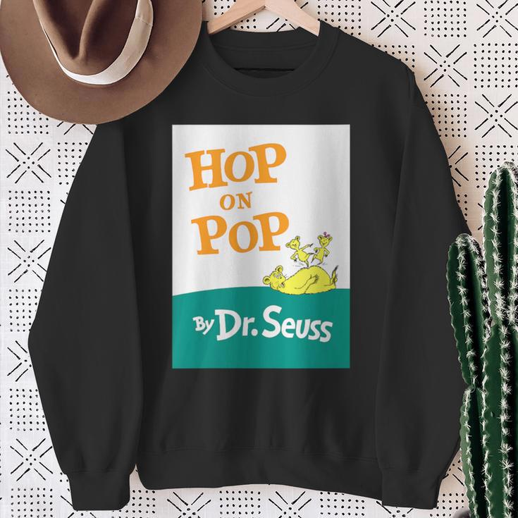 Dr Seuss Hop On Pop Book Cover Sweatshirt Gifts for Old Women Dr Seuss Hop On Pop Book Cover Sweatshirt Gifts for Old Women