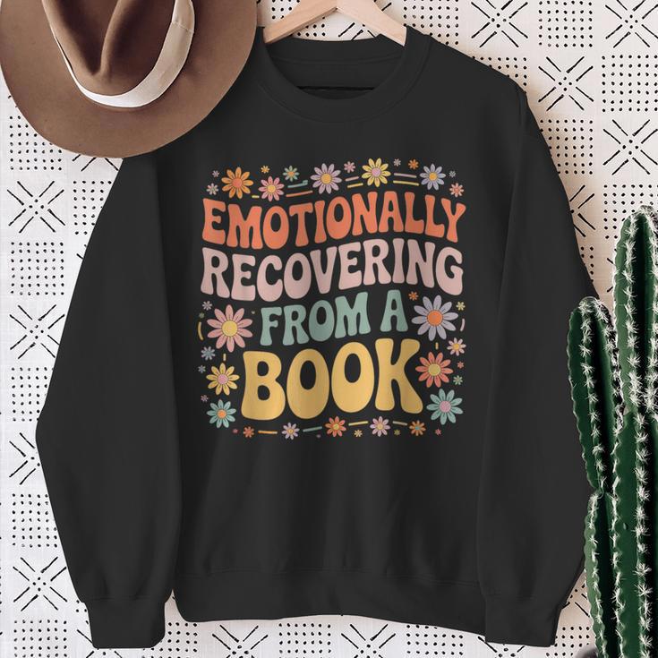 Emotionally Recovering From A Book Reading Sweatshirt Gifts for Old Women