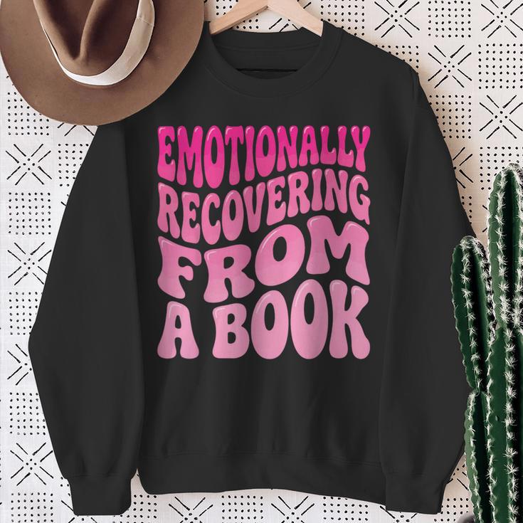 Emotionally Recovering From A Book Sweatshirt Gifts for Old Women Emotionally Recovering From A Book Sweatshirt Gifts for Old Women
