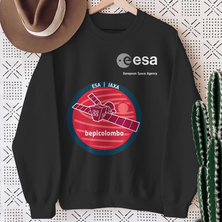 Esa欧州宇宙機関ミッションベピコロンボパッチ スウェットシャツ 年配の女性への贈り物