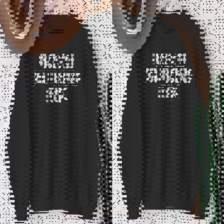 F Ck You F Cking F Ck 面白い皮肉tシャツ ギャグギフト スウェットシャツ 年配の女性への贈り物