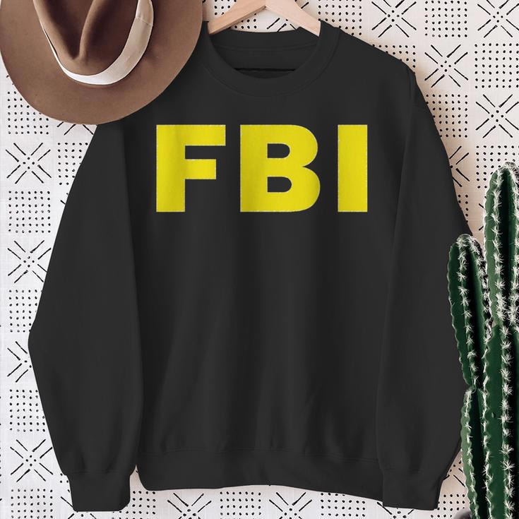Fbi ハロウィン おもしろコスチューム スウェットシャツ 年配の女性への贈り物