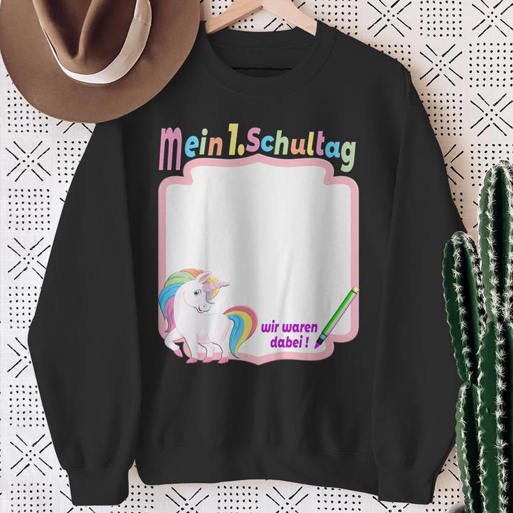 First Day Of School 2021 Guest Book Unicorn Unicon Sweatshirt Gifts for Old Women