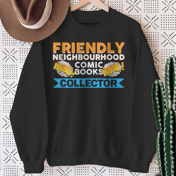 Friendly Neighbourhood Comic Books Collector Sweatshirt Gifts for Old Women