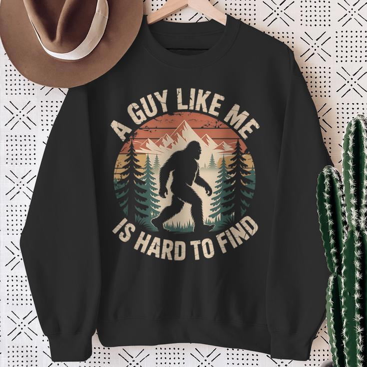 Bigfoot Hard To Find Retro Sasquatch Sweatshirt Gifts for Old Women