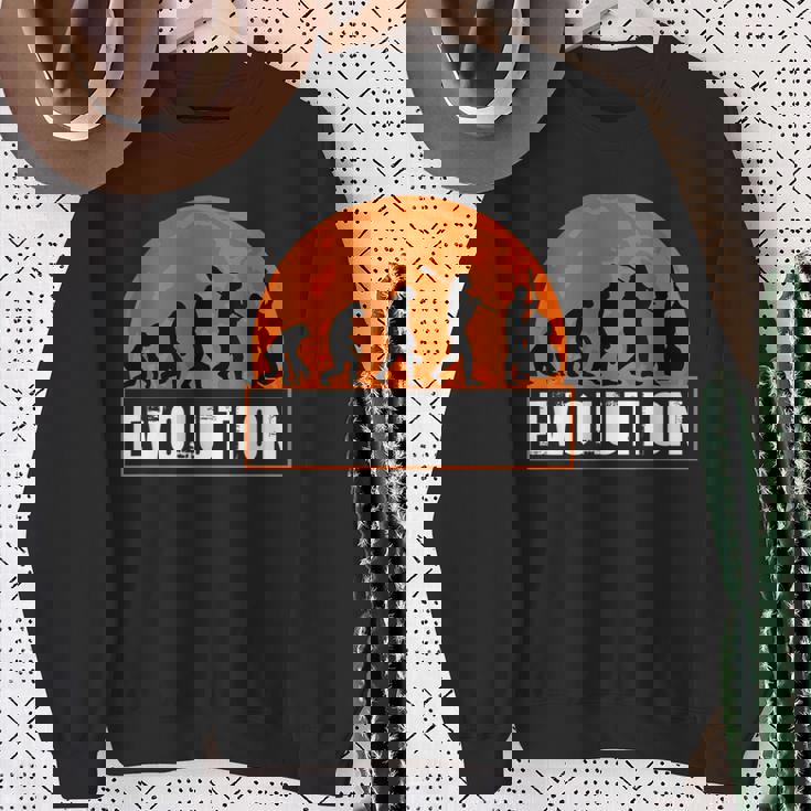 Human コントラバス・エボリューション コントラバス・エボリューション スウェットシャツ 年配の女性への贈り物