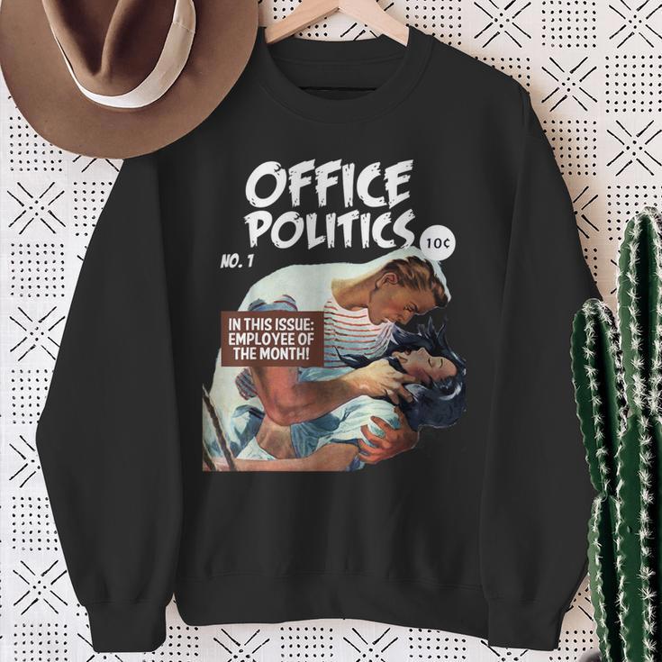 FUNNY WORKPLACE Retro Romance Comic Book Parody Sweatshirt Gifts for Old Women