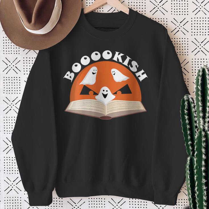 Ghosts & Pumpkin Bookish Halloween Readers And Book Lovers Sweatshirt Gifts for Old Women Ghosts & Pumpkin Bookish Halloween Readers And Book Lovers Sweatshirt Gifts for Old Women