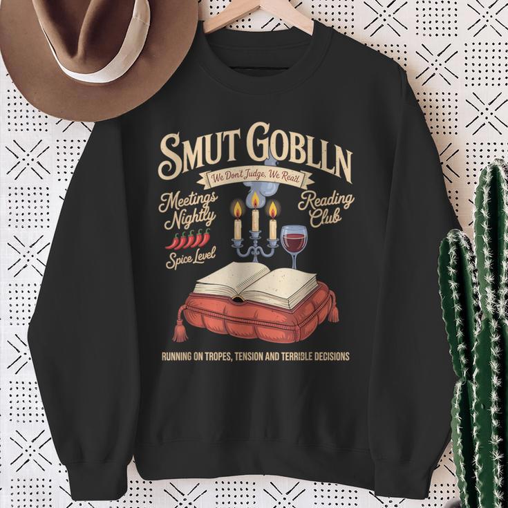 Goblin Reading Club Book Smut Romance Novel Reader Sweatshirt Gifts for Old Women