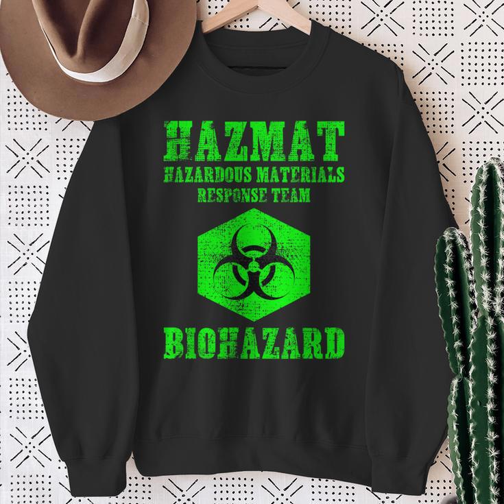 Green Biohazard 危険物 コスチューム キッズ メンズ スウェットシャツ 年配の女性への贈り物