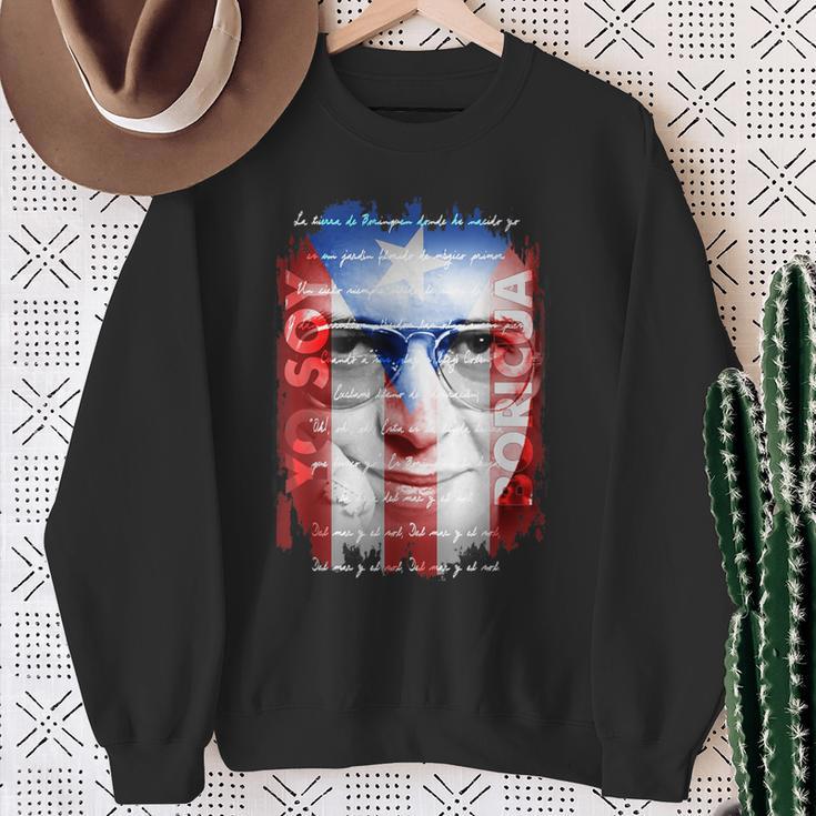 Hector Lavoe Yooy Boricua プエルトリコ国旗 La Borinquena スウェットシャツ 年配の女性への贈り物