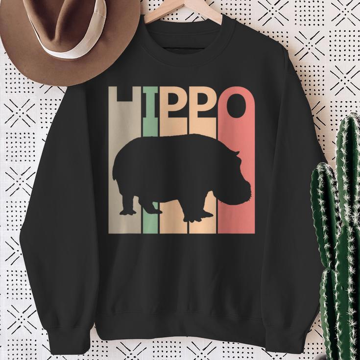 Hippo カバ スウェットシャツ 年配の女性への贈り物