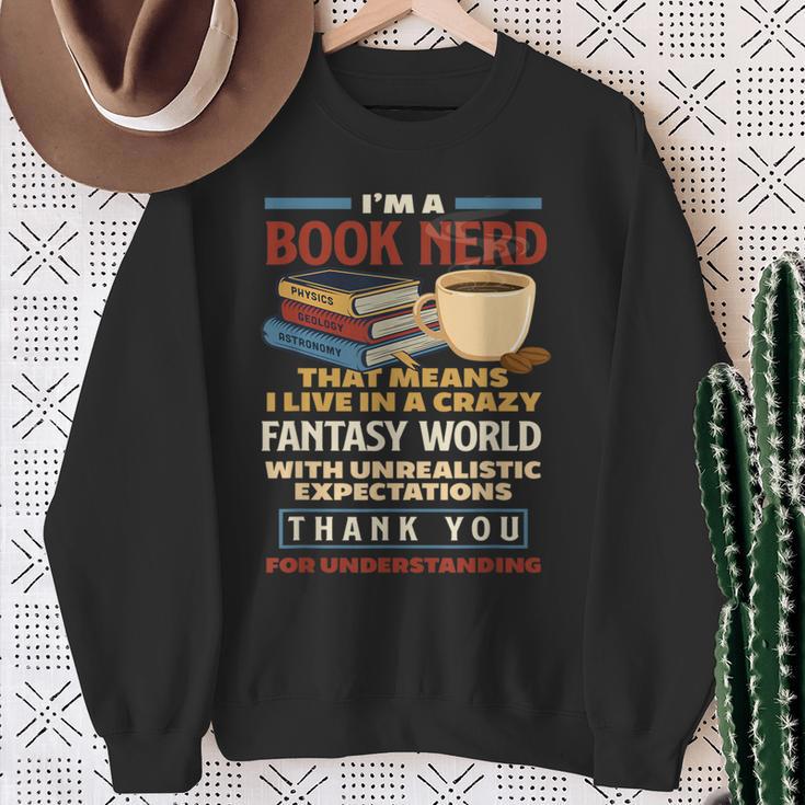 I'm a Book Nerd Book Lover Book Reader Sweatshirt Gifts for Old Women I'm a Book Nerd Book Lover Book Reader Sweatshirt Gifts for Old Women