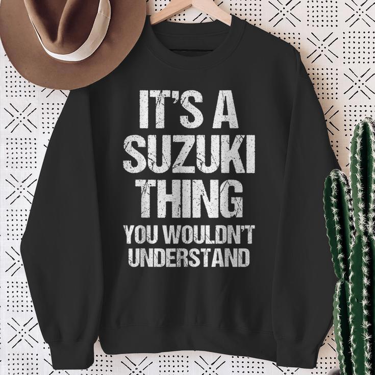 It's Auzuki Thing You Wouldn't Understand おかしなスズキ スウェットシャツ 年配の女性への贈り物