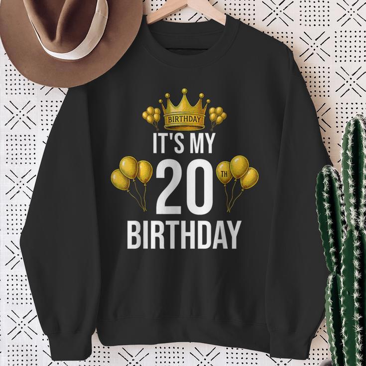 It's My 20Th Birthday Party 20歳 誕生日 メンズ レディース スウェットシャツ 年配の女性への贈り物
