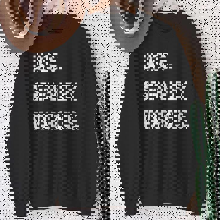 JacoStanleyMarcusJazz Guitar Godsミュージシャン スウェットシャツ 年配の女性への贈り物