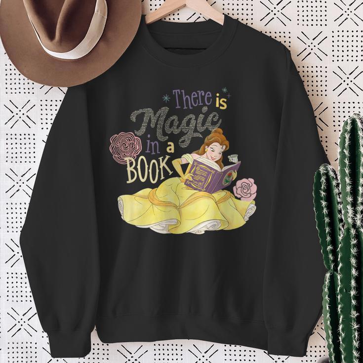 Kids Disney Beauty And The Beast Belle There Is Magic In A Book Sweatshirt Gifts for Old Women Kids Disney Beauty And The Beast Belle There Is Magic In A Book Sweatshirt Gifts for Old Women