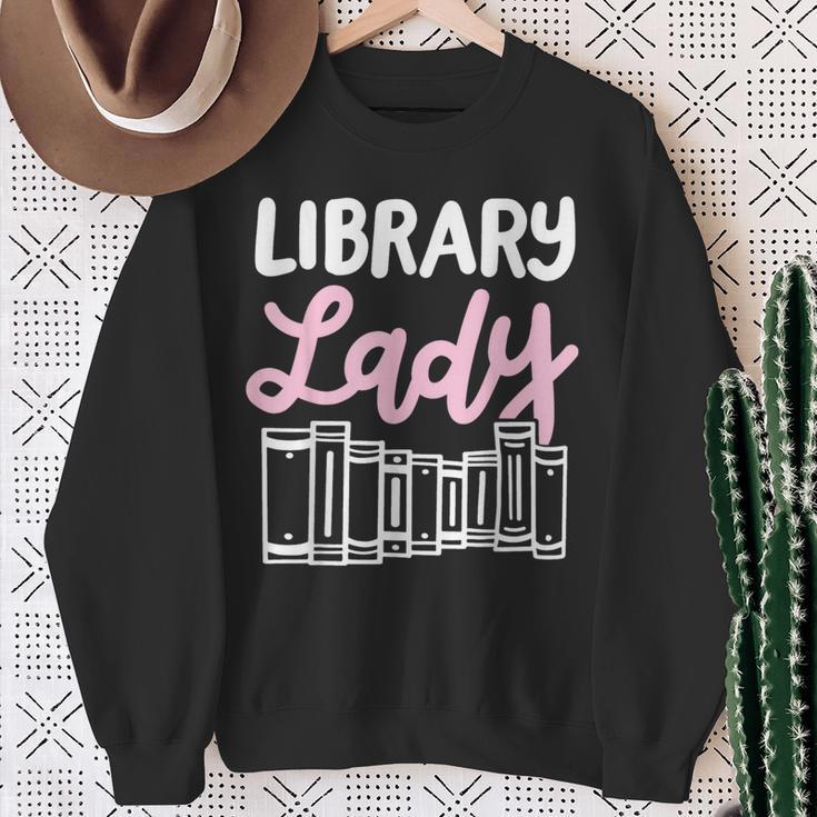 Librarian Library Books Reading Reader Sweatshirt Gifts for Old Women Librarian Library Books Reading Reader Sweatshirt Gifts for Old Women